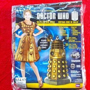 Doctor who dalek costume dress large x large halloween costume